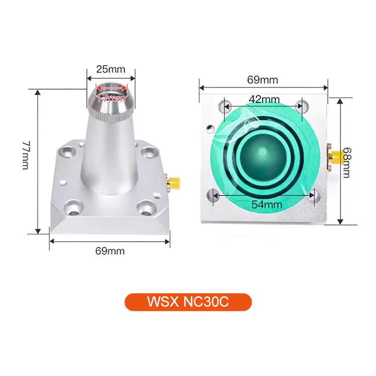 New Design Laser Sensor Capacitor Head