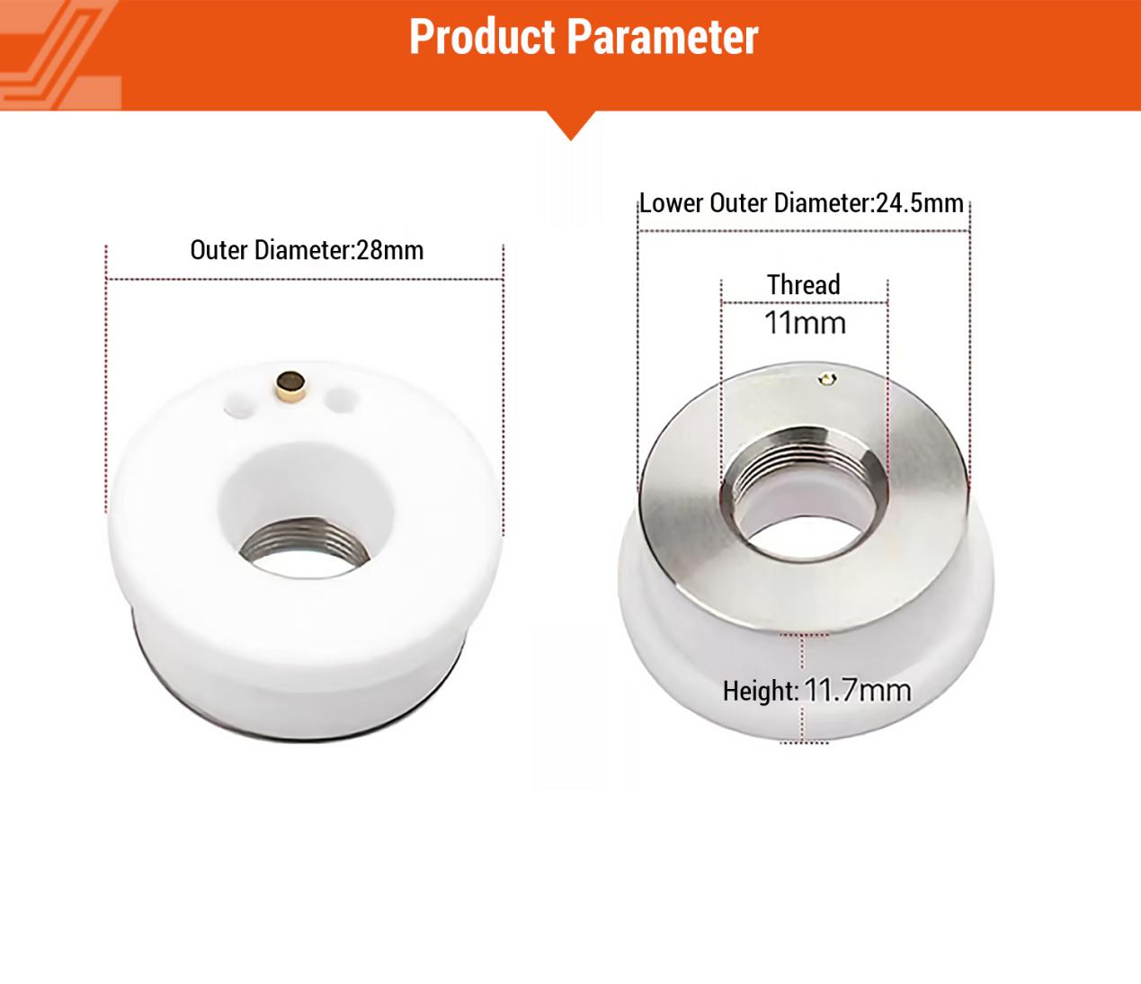 28mm Laser Ceramic Ring