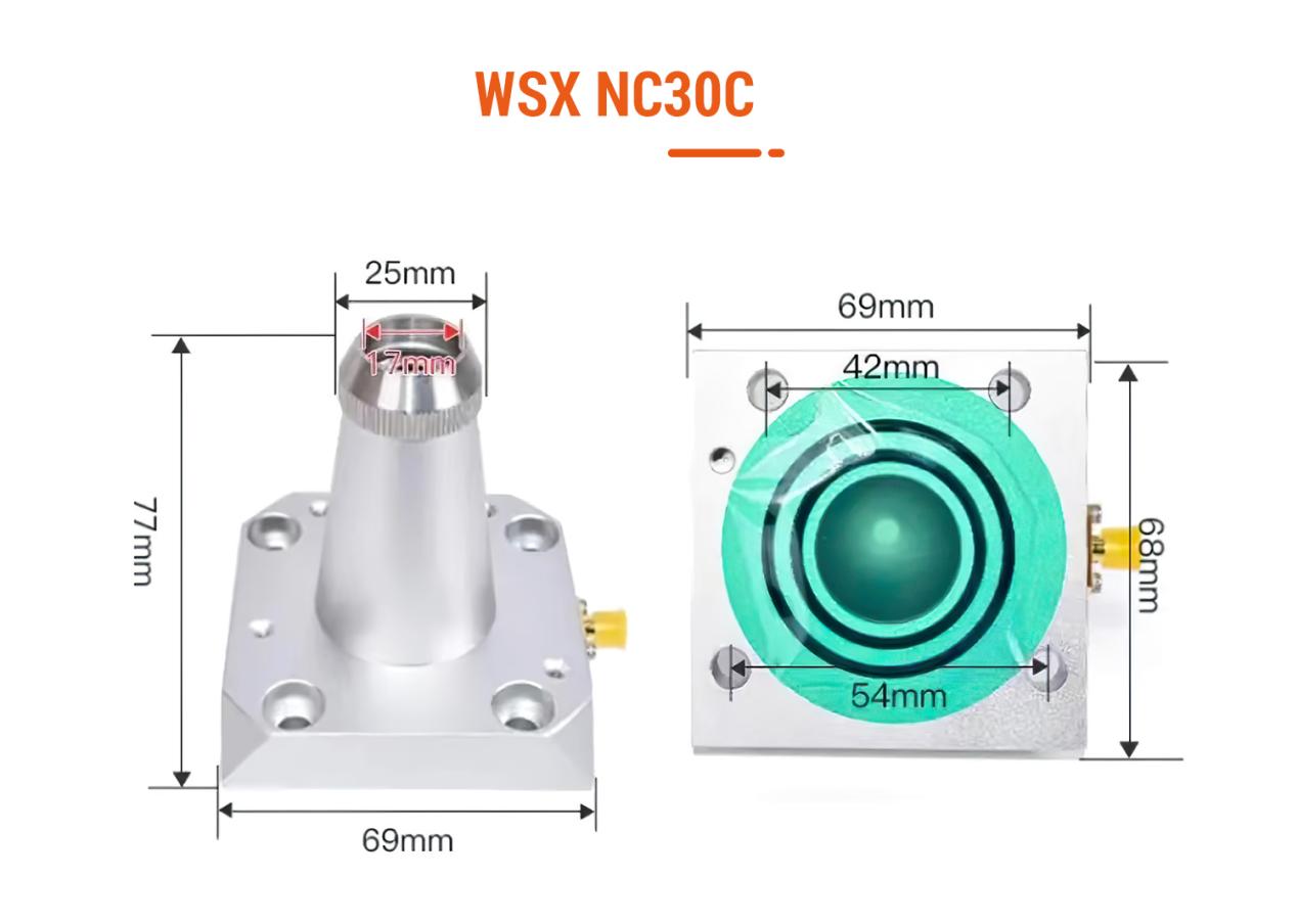 New Design Laser Sensor Capacitor Head