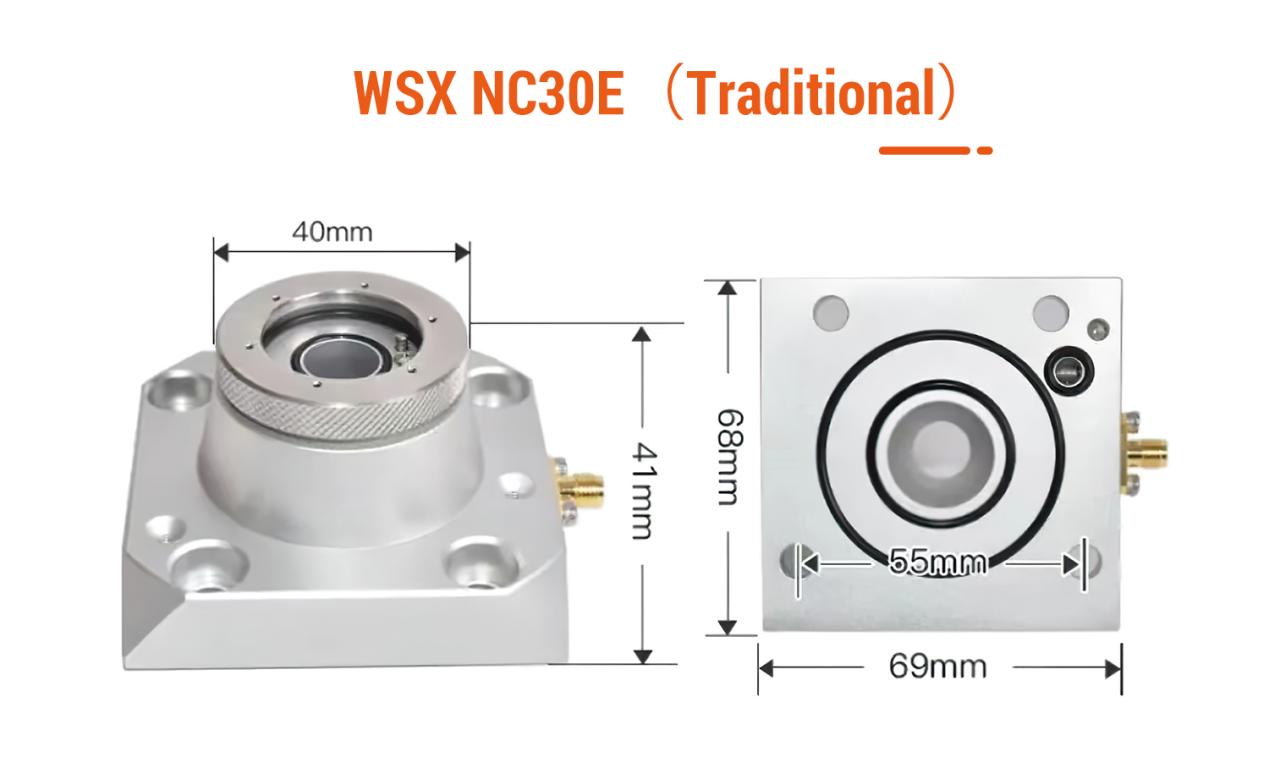 New Design Laser Sensor Capacitor Head