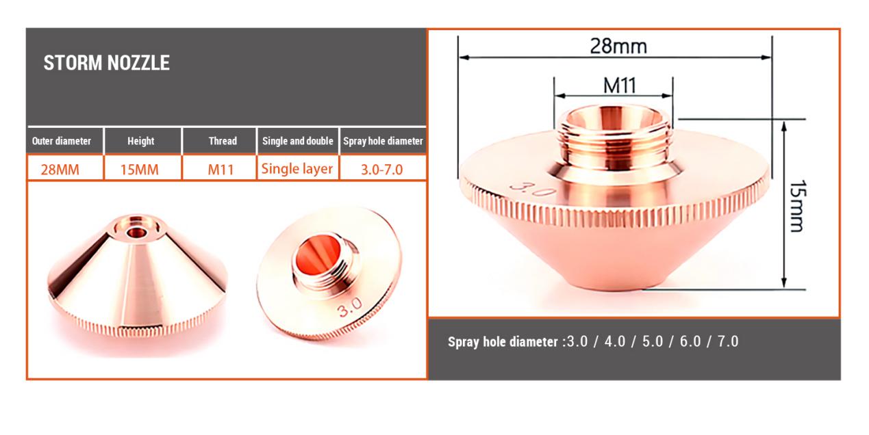 28mm High Power Laser Nozzle