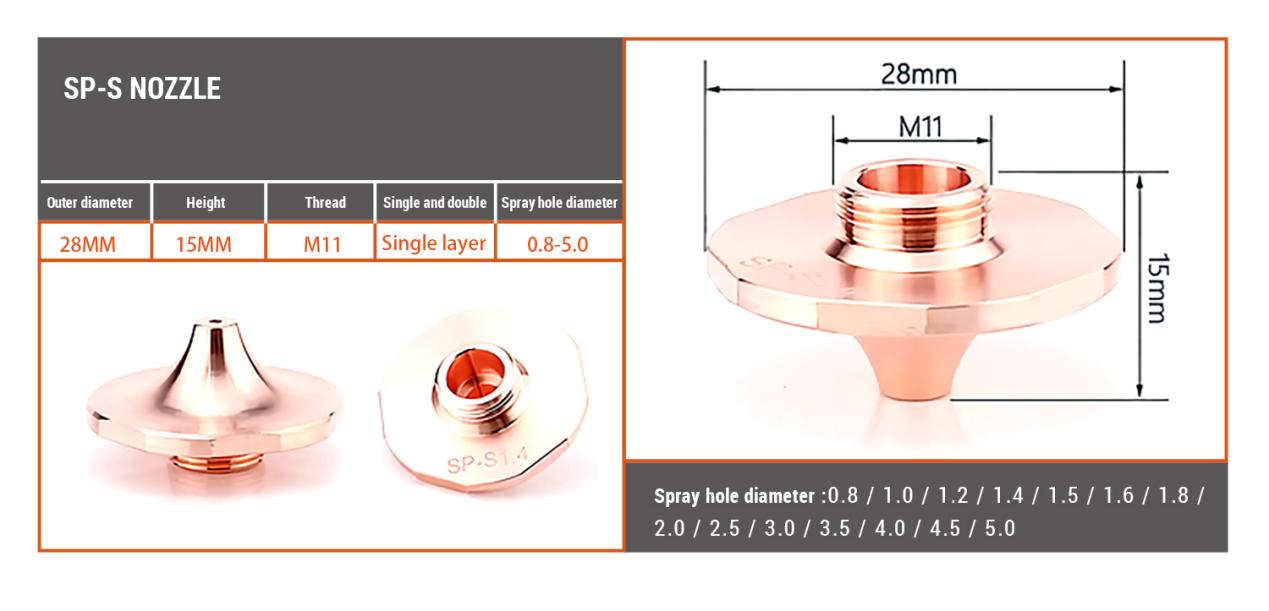 28mm Single Laser Nozzle